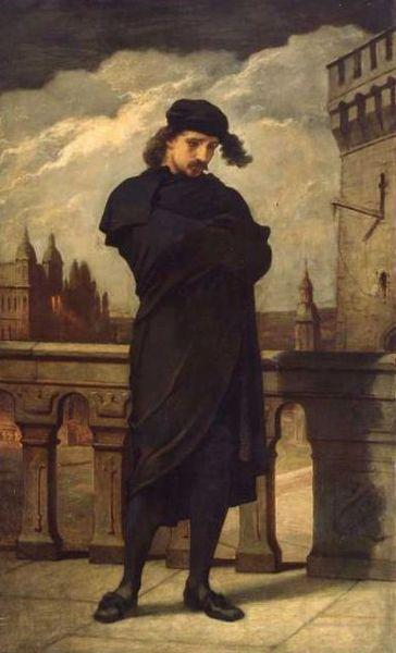 William Morris Hunt Portrait of Hamlet Spain oil painting art